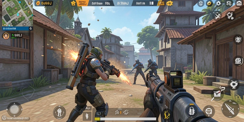Gameplay seru TPS 666J dengan grafis menakjubkan.