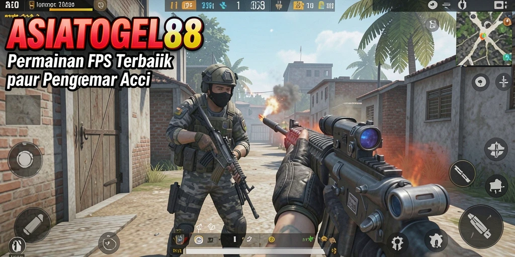 Screenshot gameplay ASIATOGEL88 menampilkan momen aksi menembak yang mendebarkan.