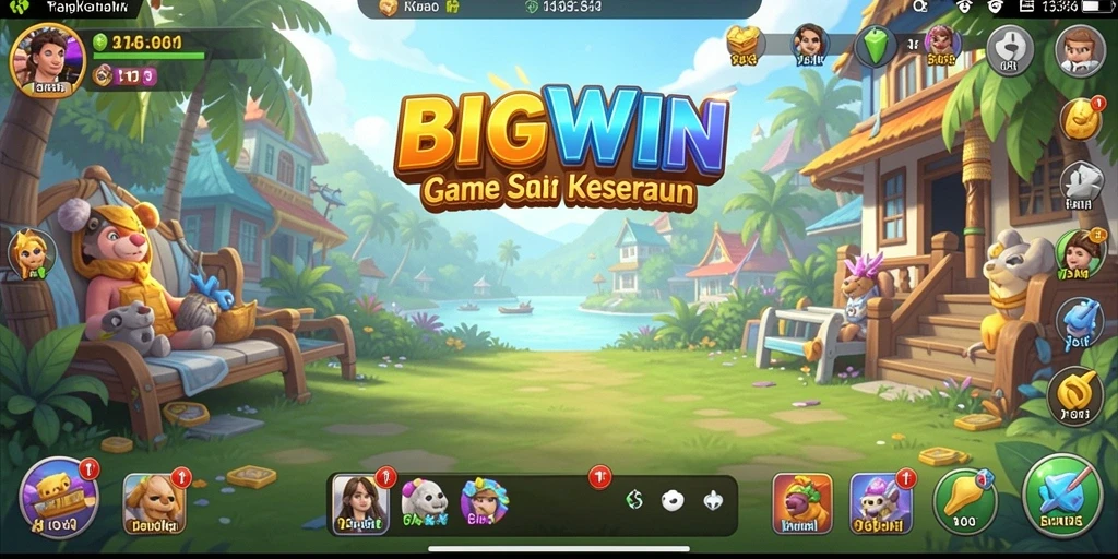 Tampilan gameplay <strong>BIGWIN</strong> yang ceria dan penuh aksi.