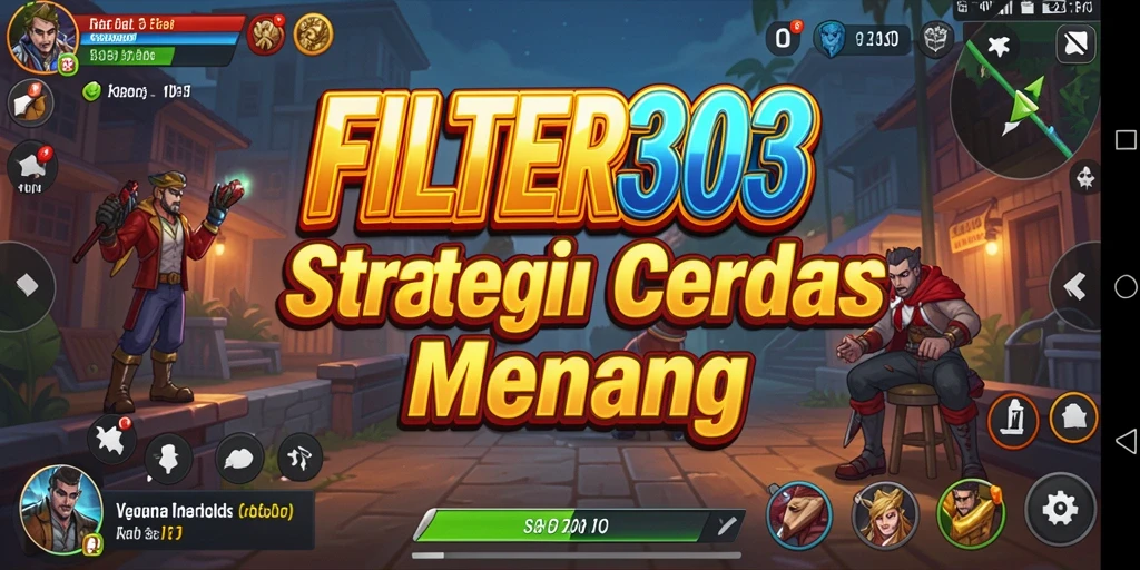 Tampilan gameplay FILTER303 yang penuh strategi dan tantangan.