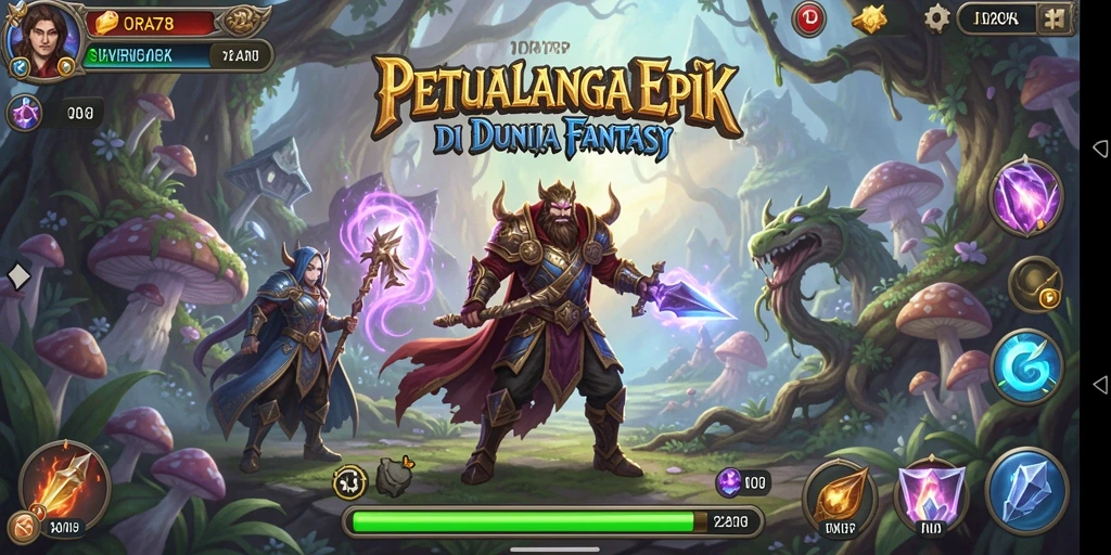 Tampilan seru dari gameplay ORA78 yang penuh aksi dan petualangan.