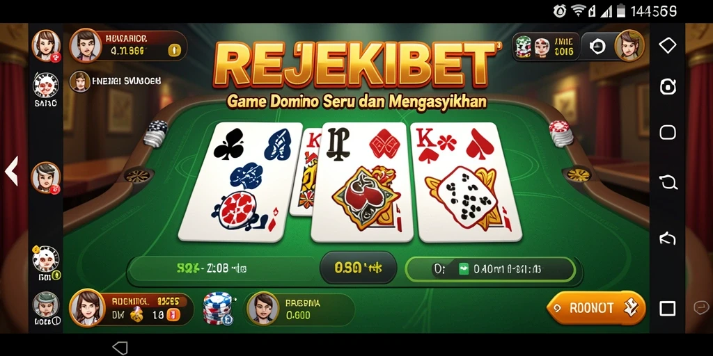 Tangkapan layar gameplay REJEKIBET dengan desain yang menarik.
