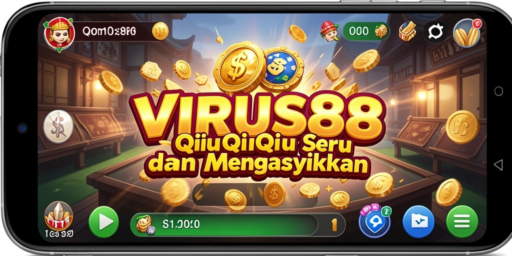 Tampilan gameplay QiuQiu yang menarik dan intens.